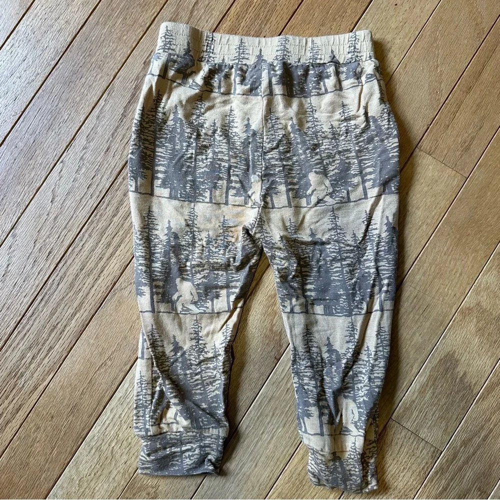 Kate Quinn Modal Big Foot Sasquatch Panda Pants 18-24 Months Brown Tan